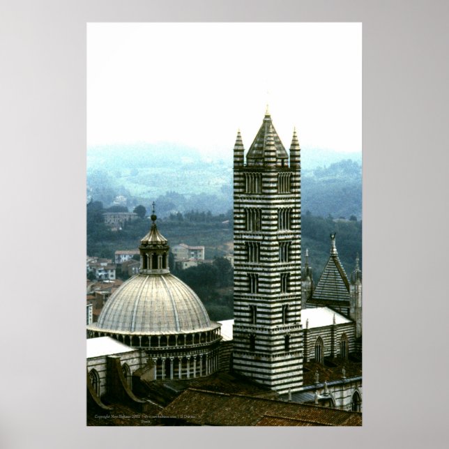 Il Duomo, Siena, Italien | Poster Print (Vorne)