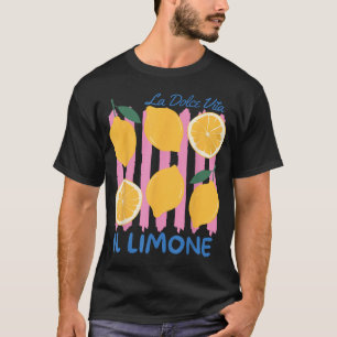 Il Limone Limon Cello La Dolce Vita Lemon Italien T-Shirt