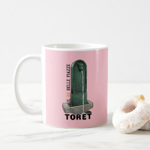 Il Re Delle Piazze - TORET TORINO Vintage Brunnen Kaffeetasse