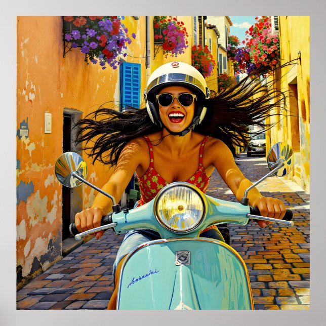  „Il riso del vento“ (Das Lachen des Windes) Poster (Vorne)