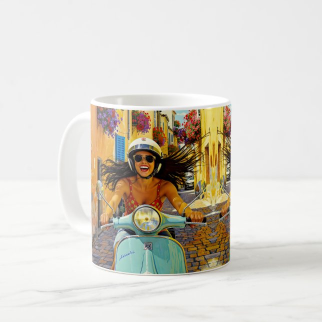  “Il riso del vento” (Laughter of the Wind) Kaffeetasse (Vorderseite Links)