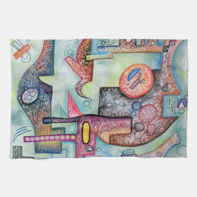 IL Stronzo von Bryn Mawr Geschirrtuch (Horizontal)