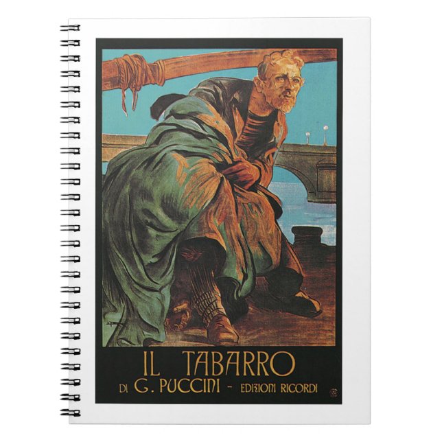 Il Tabarro (Giacomo Puccini) Notizblock (Vorderseite)