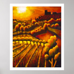 Il tramonto da Casa Memo Poster