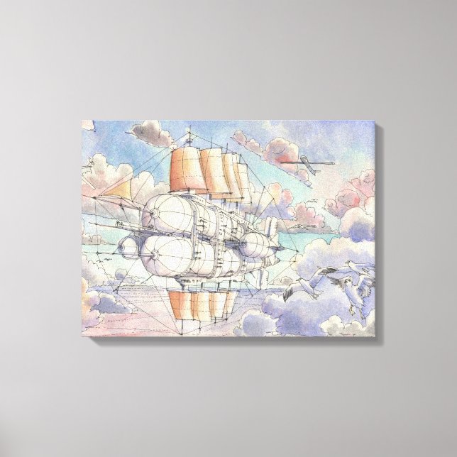 Il Veliero Volante Leinwanddruck (Vorderseite)