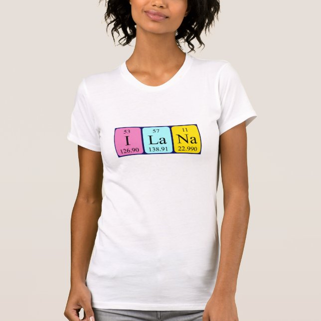 Ilana Periodenname Shirt (Vorderseite)