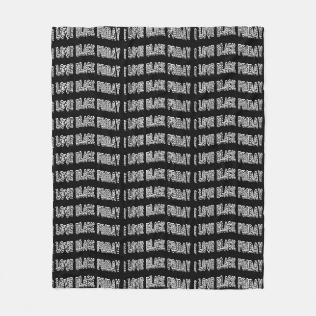 ILBF-Schwarz-Streifen Fleecedecke (Vorderseite)