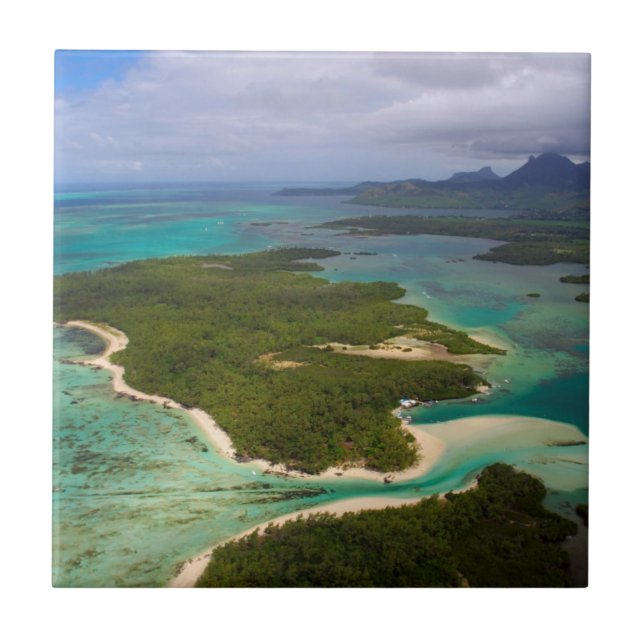 Ile Aux Cerfs, Mauritius Fliese (Vorderseite)