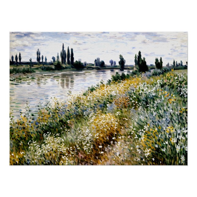 Ile aux Fleurs bei Vétheuil Poster (Vorderseite)