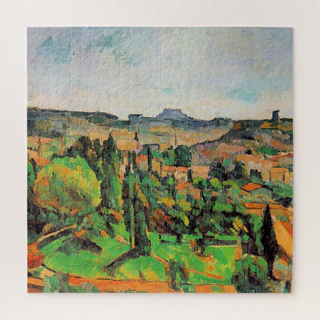 Ile de France Landschaft, feine Kunst, Puzzle (Vertikal)