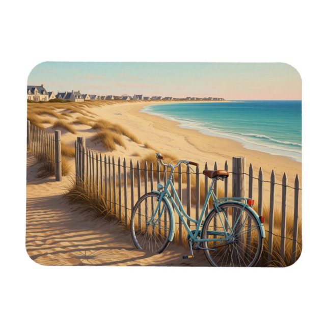 Île de Ré France Bicycle Magnet (Horizontal)