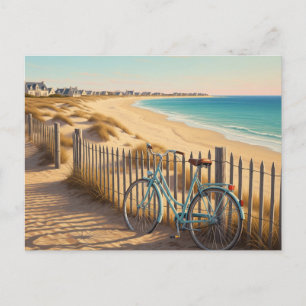 Île de Ré France Fahrrad Postkarte