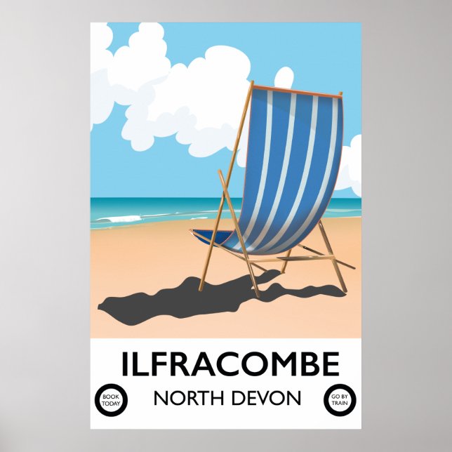 Ilfracombe North Devon Reiseplakat Poster (Vorne)