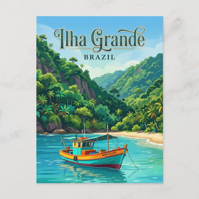 Ilha Grande Brasilien Postkarte (Vorderseite)