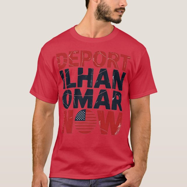 ILHAN OMAR JETZT ABSCHIEBEN-Photoroom T-Shirt (Vorderseite)