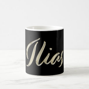 Ilias Name whitegold Tasse Teetasse Kaffeetasse