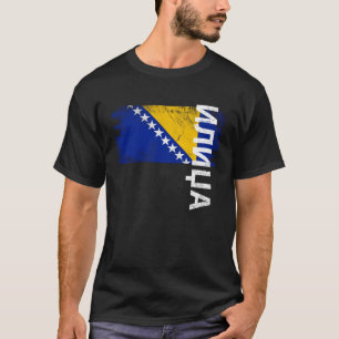 Ilidza Bosnien-Flagge für bosnische Männer Frauen  T-Shirt