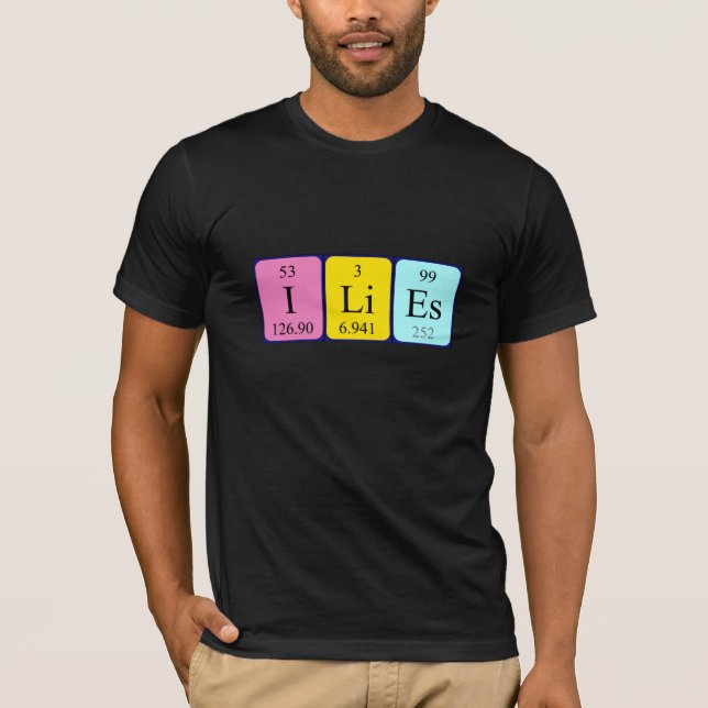 Ilies Periodenname Shirt (Vorderseite)