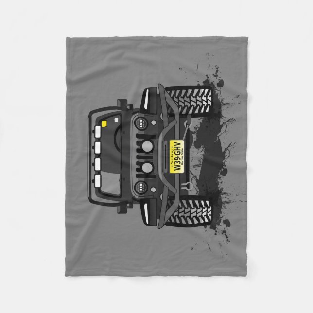 ilikejeeps fleecedecke (Vorderseite)