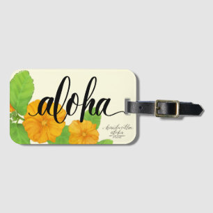 "Ilima Aloha Bag Tag Gepäckanhänger