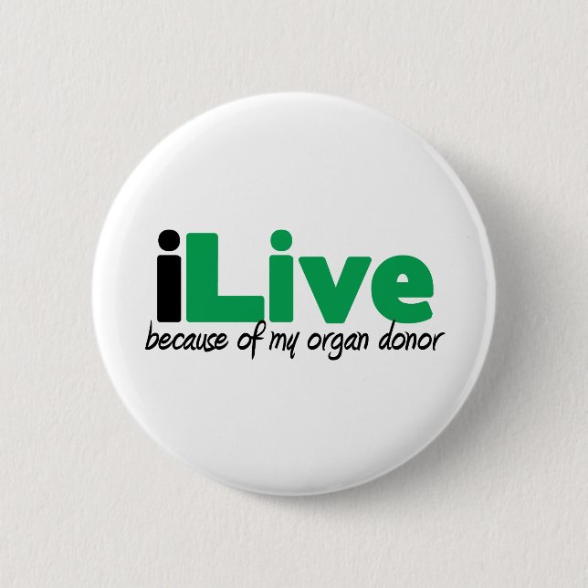 iLive Transplantation Button (Vorderseite)