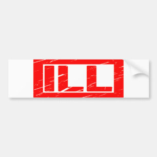 Ill Briefmarke Autoaufkleber