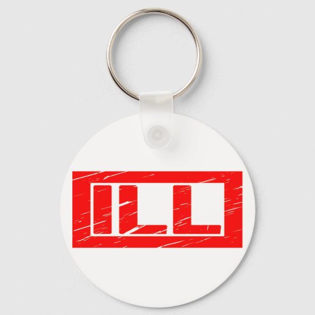 Ill Briefmarke Schlüsselanhänger (Vorderseite)