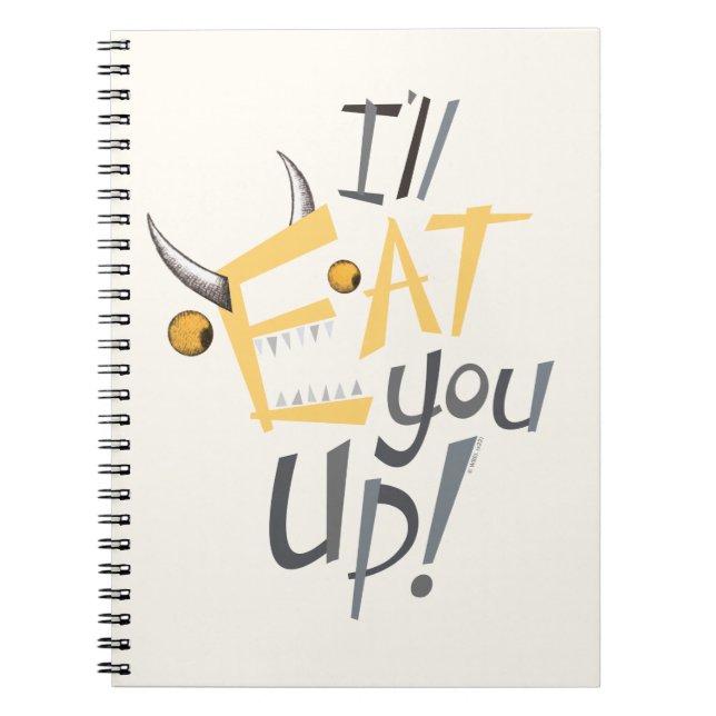 I'll Eat You Up Graphic Notizblock (Vorderseite)