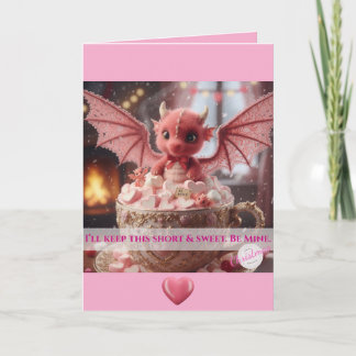 I'll Keep This Short & Sweet. Be Mine. V-day Card Karte