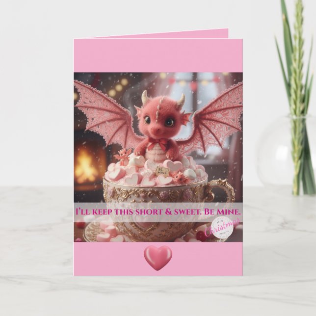 I'll Keep This Short & Sweet. Be Mine. V-day Card Karte (Vorderseite)