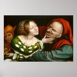 Ill Matched Lovers, Quentin Massys Fine Art Poster