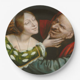 Ill-Matched Lovers (von Quentin Massys) Pappteller