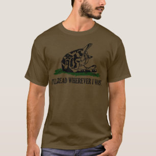 Ill Tread Wo immer ich Funny Cat Tapestry Gewollt T-Shirt