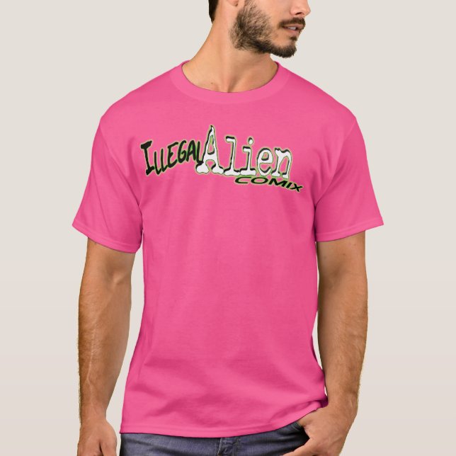 Illegale Alien Comix-Logo T-Shirt (Vorderseite)