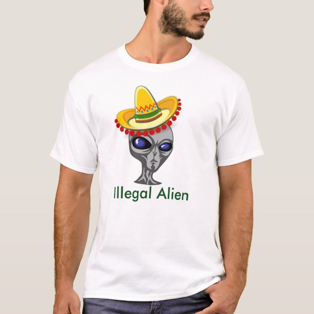 Illegales alien-T-Shirt T-Shirt (Vorderseite)