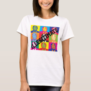 "Illegitim" mit Regenbogen farbigen T-Shirt