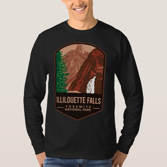 Illilouette Falls Yosemite Nationalpark T-Shirt (Vorderseite)