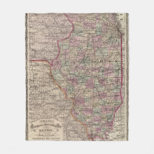 Illinois 10 fleecedecke