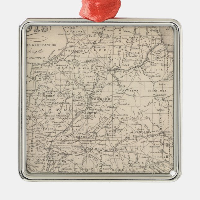 Illinois 12 ornament aus metall (Vorne)