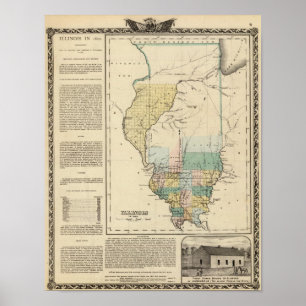 Illinois 1822 poster