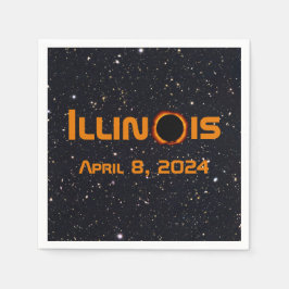 Illinois 2024 Gesamtsolares Eclipse Serviette