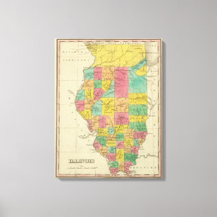 Illinois 4 leinwanddruck