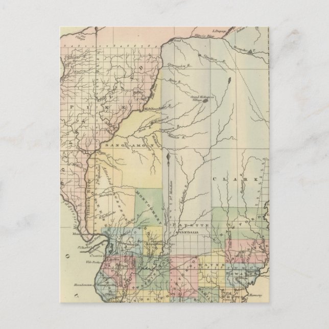 Illinois 4 postkarte (Vorderseite)