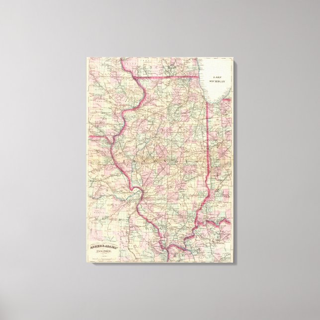 Illinois 6 leinwanddruck (Vorderseite)