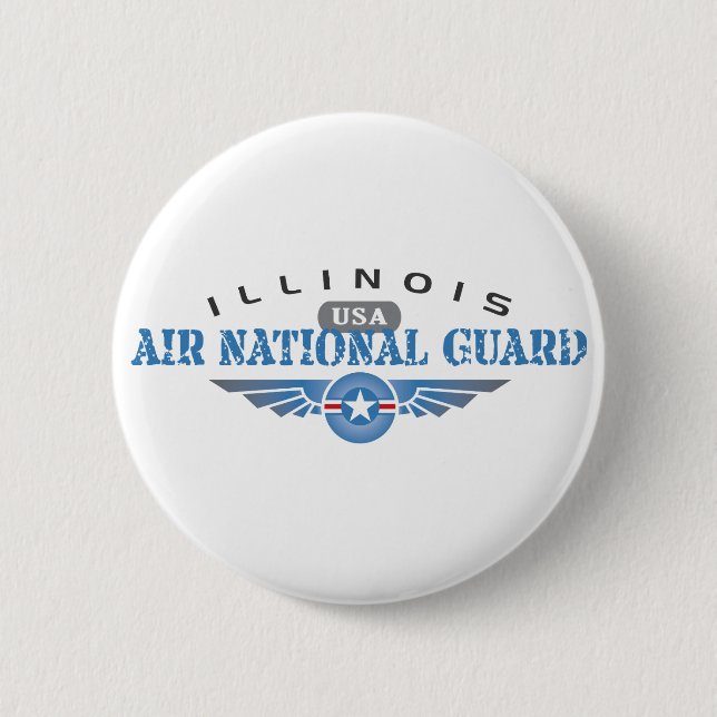 Illinois Air National Guard - USA Button (Vorderseite)