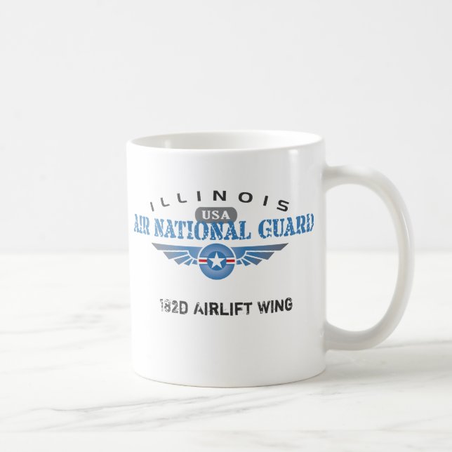 Illinois Air National Guard - USA Kaffeetasse (Rechts)