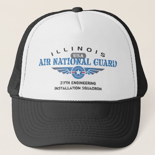 Illinois Air National Guard - USA Truckerkappe (Vorderseite)