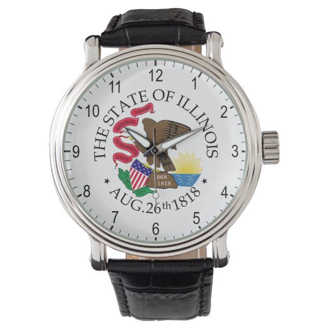 Illinois Armbanduhr (Vorderseite)