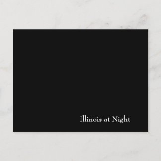 Illinois at Night Postkarte