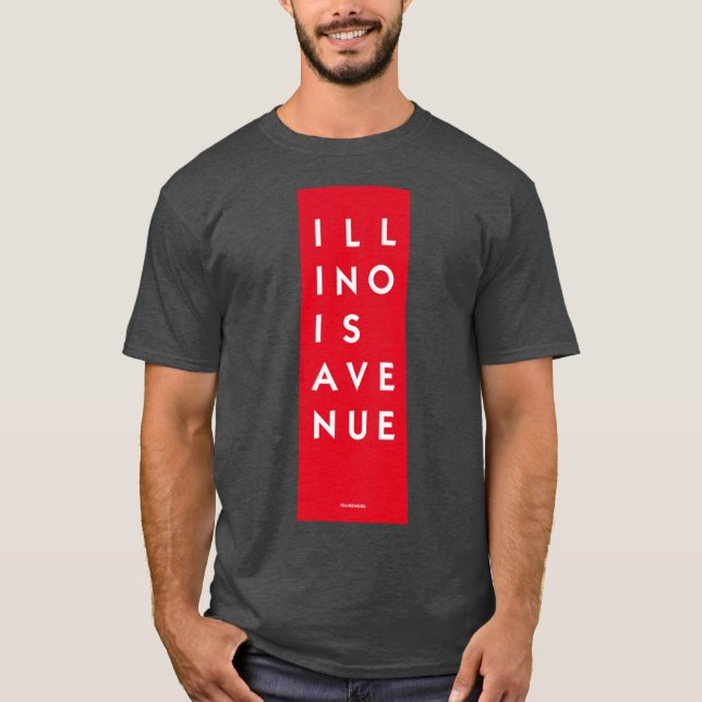 Illinois Avenue T-Shirt (Vorderseite)